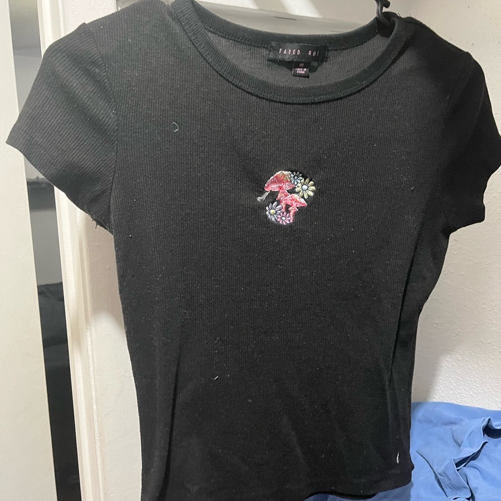 Faded Rose Mushroom Shirt